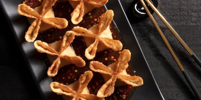 Hand-Folded Crab Wontons